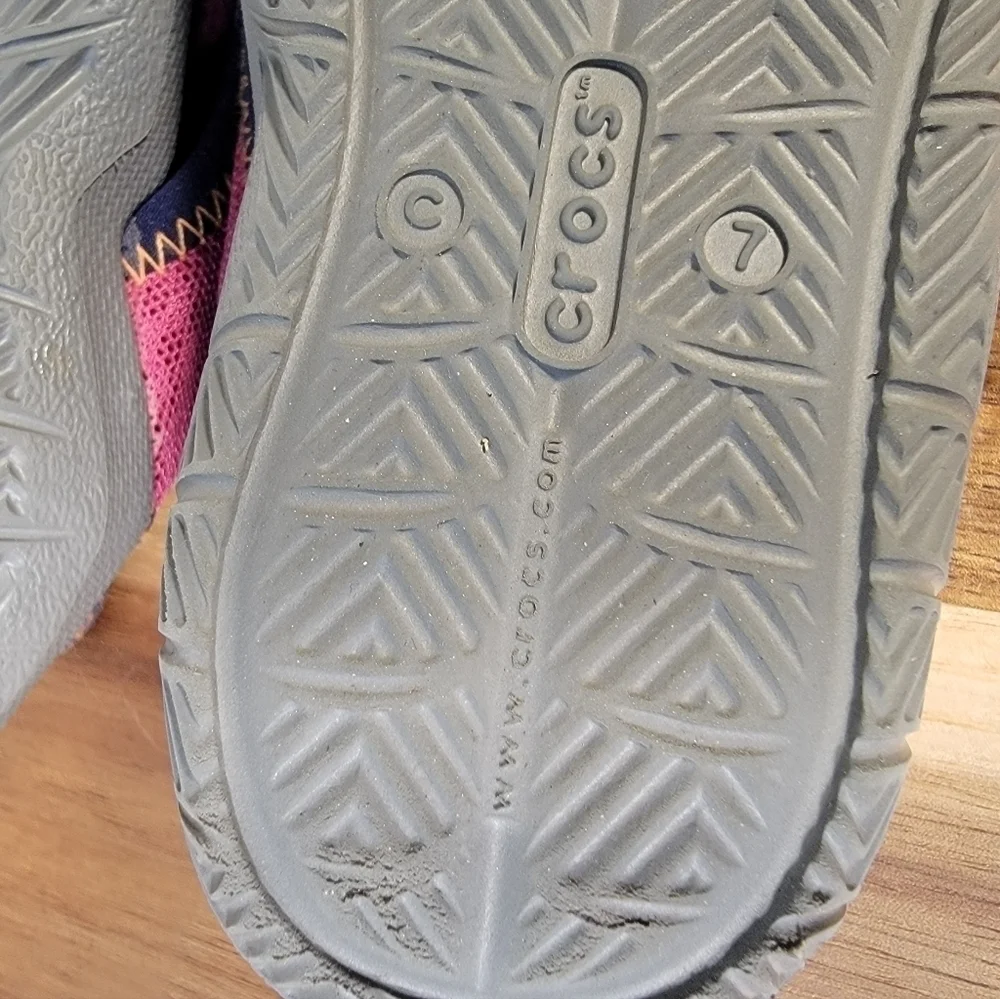 Crocs Swiftwater Sandals Pink Water Shoes Sandals Size C 7